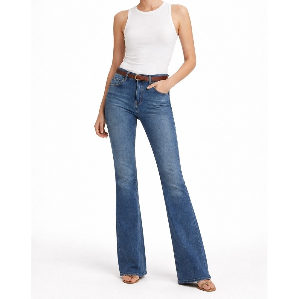 J Brand‎ Mid Rise Bootcut Jeans 26 Dark Wash Flare Denim Y2K